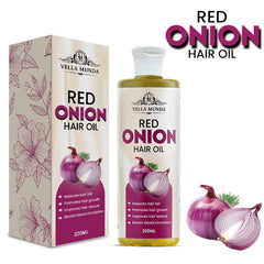 Red Onion Oil – Natural Hair Growth Oil for Strong, Thick & Healthy Hair